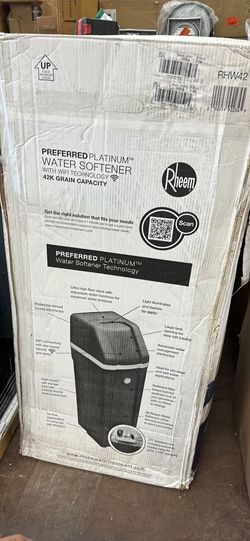 Rheem Preferred Platinum 42,000 Grain Water Softener with Wi-Fi Technology