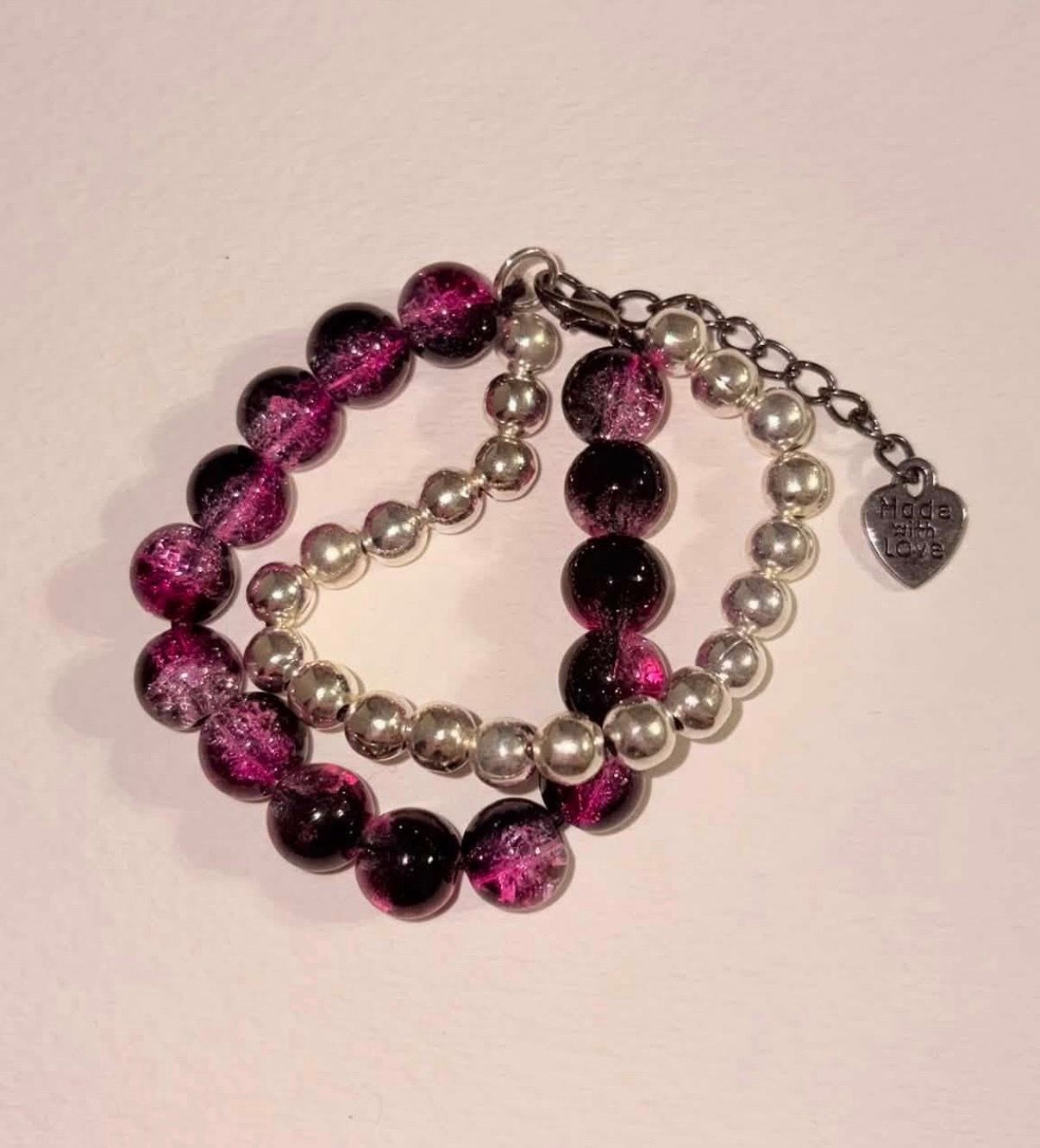 Beautiful double beaded bracelet