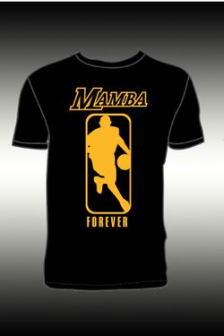 Kobe Bryant Mamba Forever Black T-Shirt Jersey