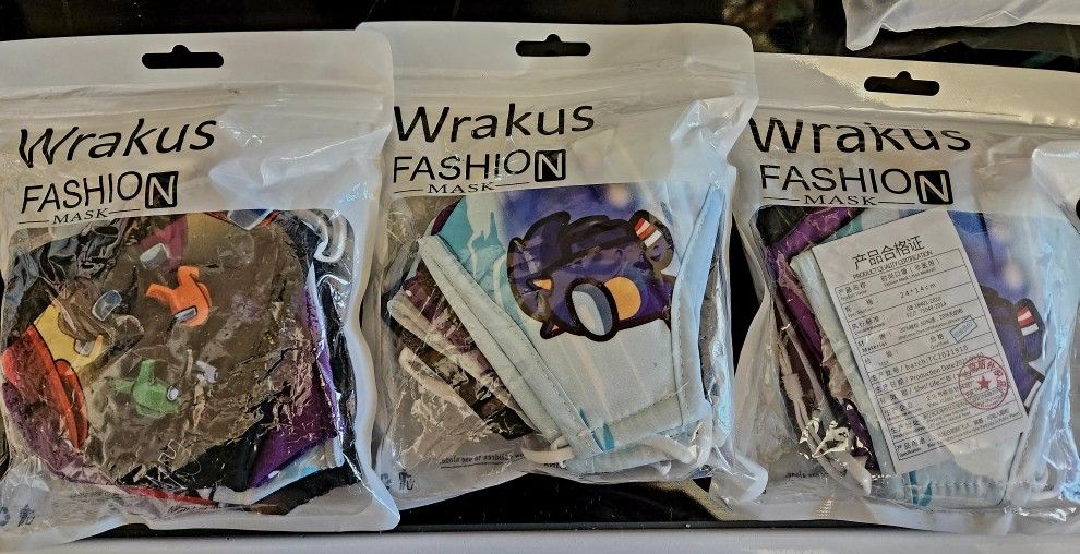 Kids Reusable Face Masks