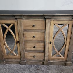 Wood Foyer Console Table 