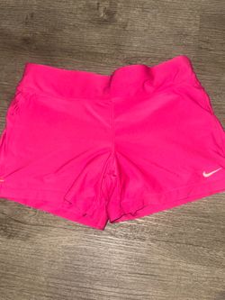 Hot pink Nike shorts