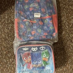 Pj Masks Backpack  And Lunch Box