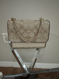 Coach klare crossbody bag