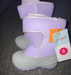 Cat & Jack Girls Size 5 Snow Boots