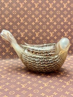 Swirl Art Glass bird  Figurine Glossy Finish 4 in Decorative