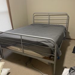 Queen Bed frame With Mattress 