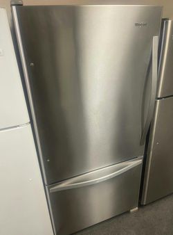 Whirlpool Bottom Freezer Stainless Steel Fridge