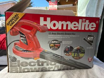 BEAUTIFUL LIKE NEW HOMEELITE ELECTRIC BLOWER