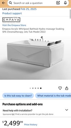 brand new  Jacuzzi