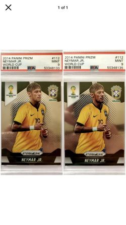 2014 Panini Prizm Neymar Jr Psa 9