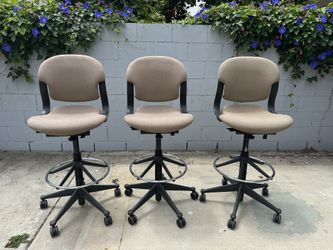 Herman Miller Equa Brown Adjustable Ergonomic Office Counter Chair Stool