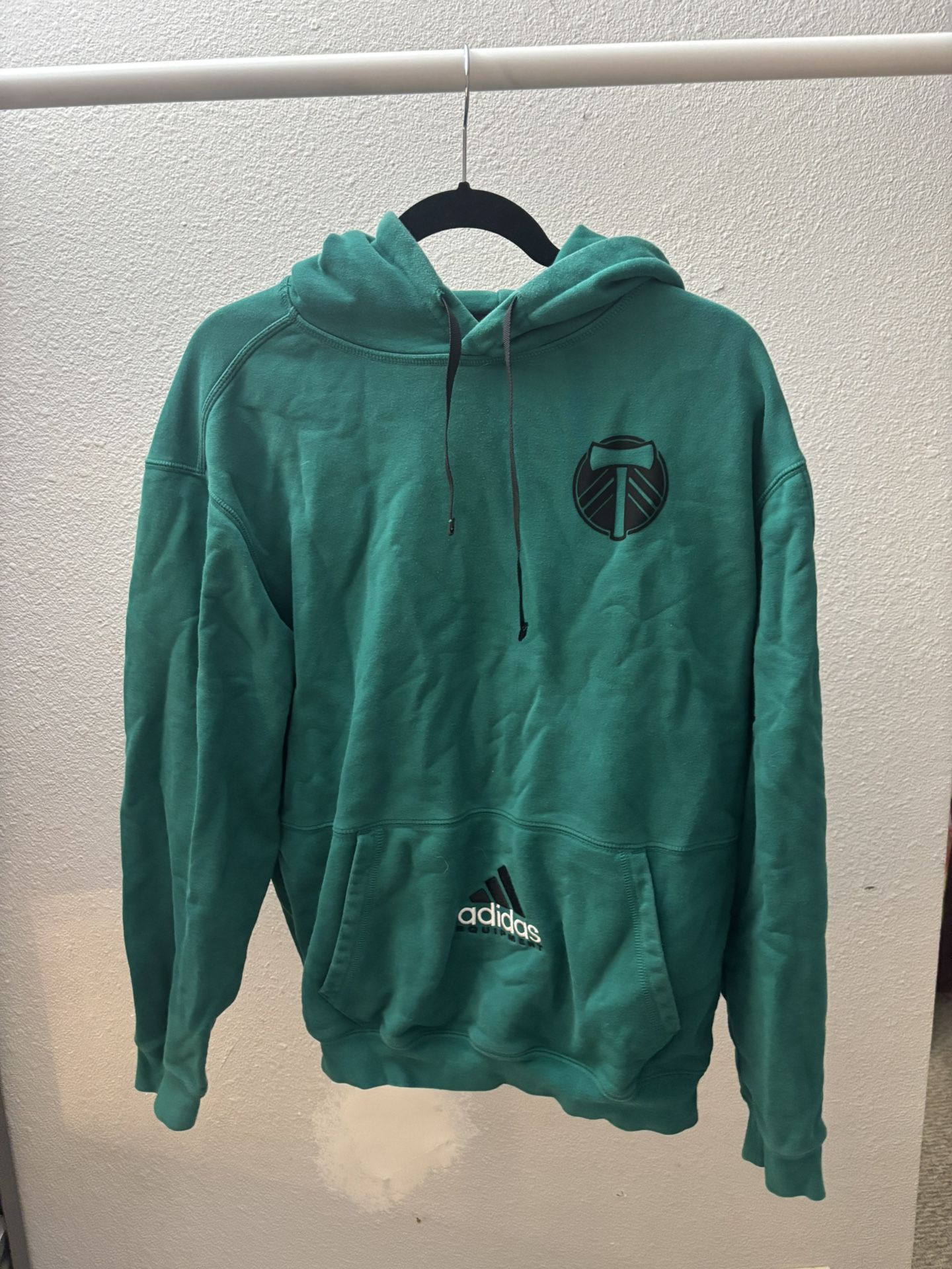 Portland Timbers Adidas Green Hoodie Size Medium