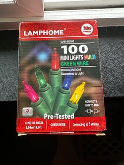 Lamphome 100 Mini String Lights Multicolor