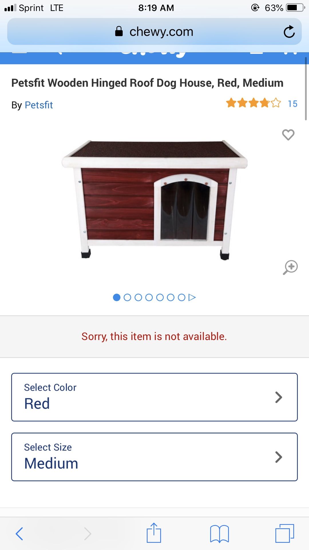 New dog house