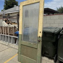 Vintage, Chippy door from old gas station