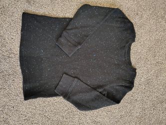 Kids black long sleeves top