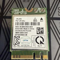 Killer 1435 Wireless-AC M.2 Card - WiFi + Bluetooth 4.1