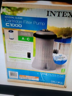 Intex C1000 Cartridge Filter Pool Pump