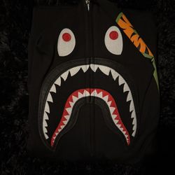 Bape ZipUp Black Shark Hoodie