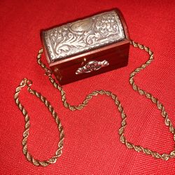 KREMENTZ 6mm HEAVY GAGE 14kt GOLD FILLED VINTAGE 18” ROPE CHAIN 8” BRACELET Unisex HALLMARKED w/ Treasure Chest Box