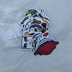 OVER 100 VARIETY STICKERS 