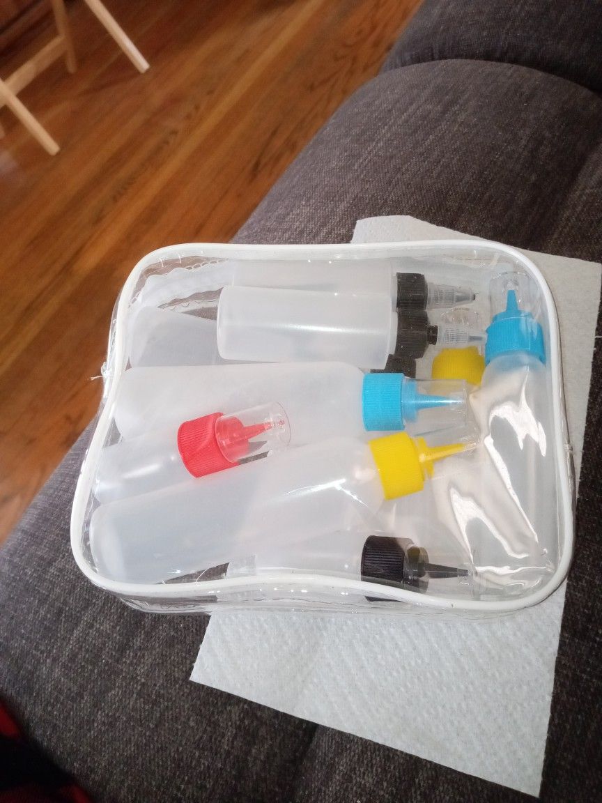 Cookie Icing Bottles, Cross Posted North Riverside