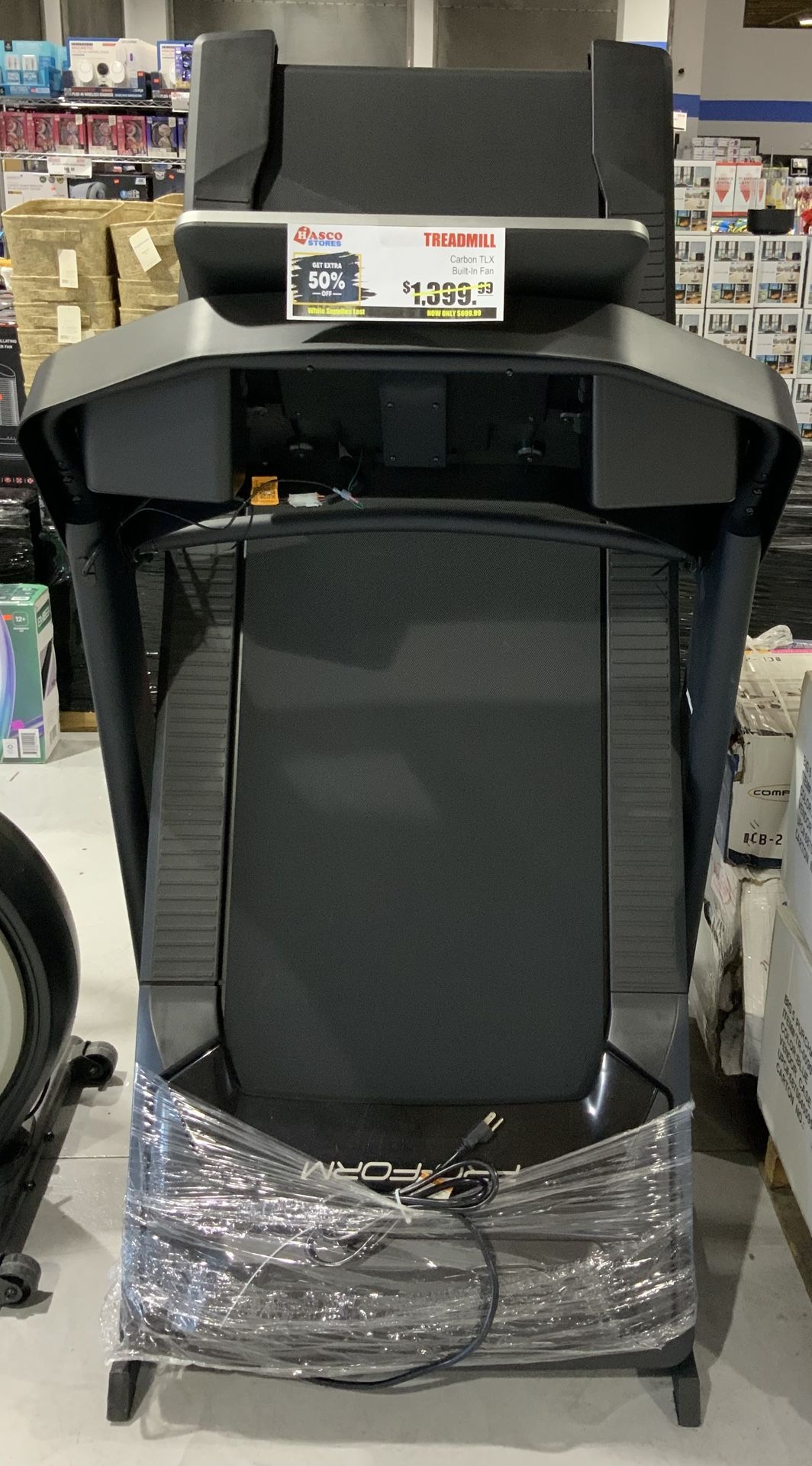 Carbon TLX Treadmill (built in fan)