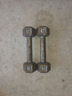 Pair of 5lb Dumbbells