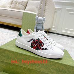 Gucci Ace Embroidered Snake