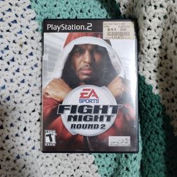 Fight Night: Round 2 PlayStation 2 Video Game PS2 Tested w/Manual