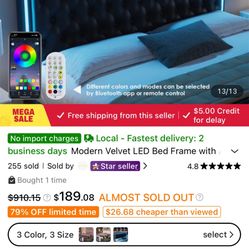 Brand New Queen Size Bed Frame 