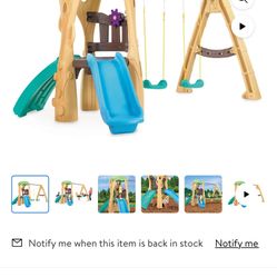 Little Tykes Plastic Tree House Swing And Slide