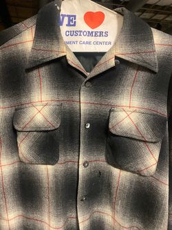 Plaid Flannel Button-Up Shirt