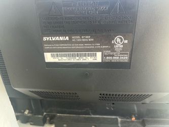 19” Sylvania CRT DVD + VHS combo