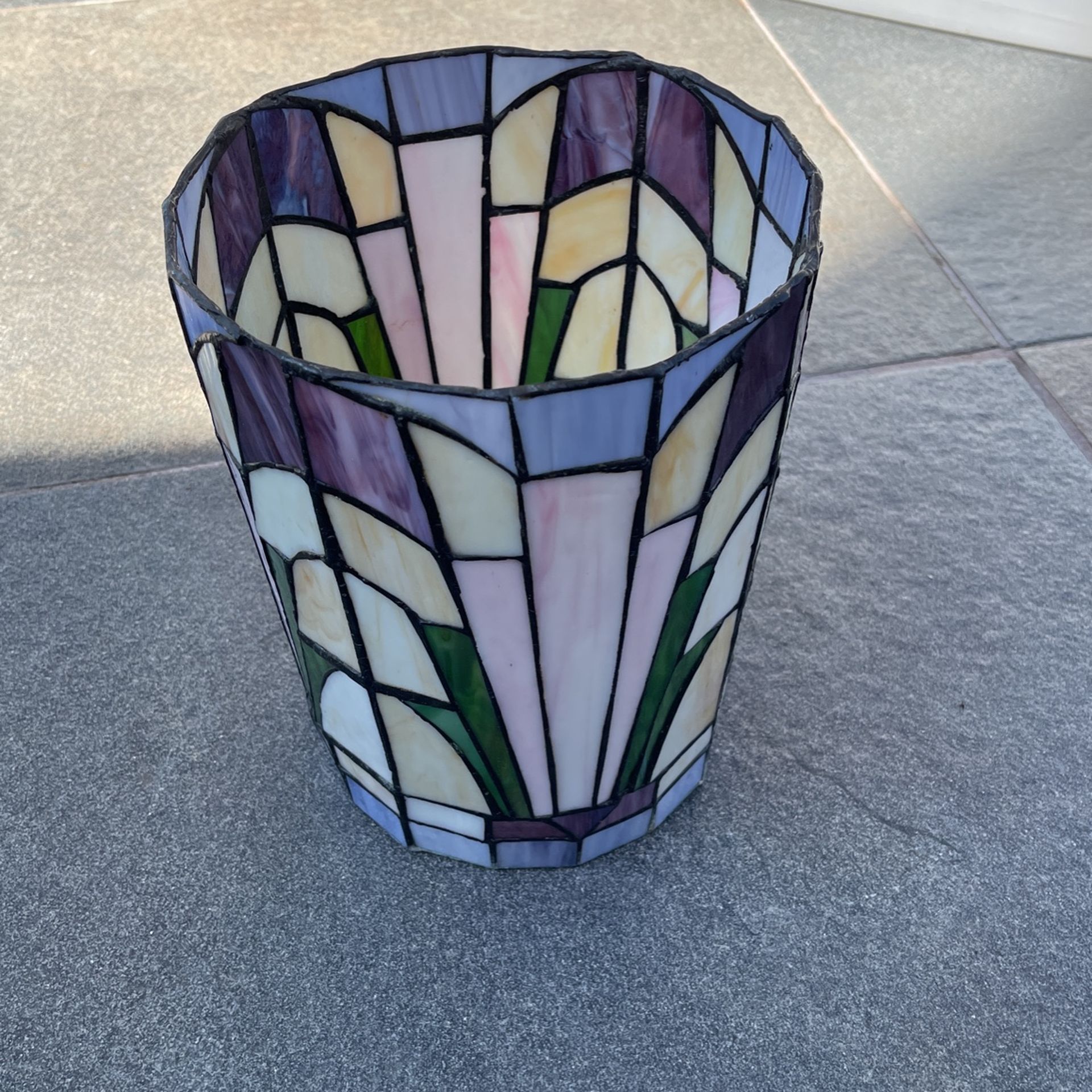 Stained Glass Bucket