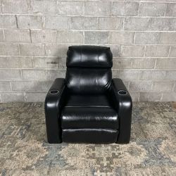 Black Leather Electric Reclining Chair “WE DELIVER”