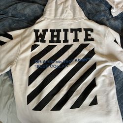 XLarge Offwhite Blue Collar Hoodie for Sale in Corona CA OfferUp