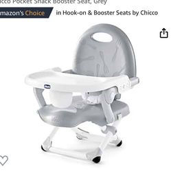 Chicco Pocket Snack Booster Seat, Grey