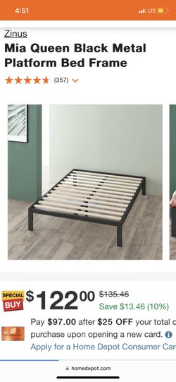 Zinus Queen Bed Frame