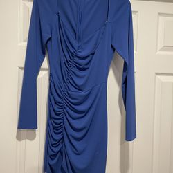 Blue Dress Zara Never Worn 