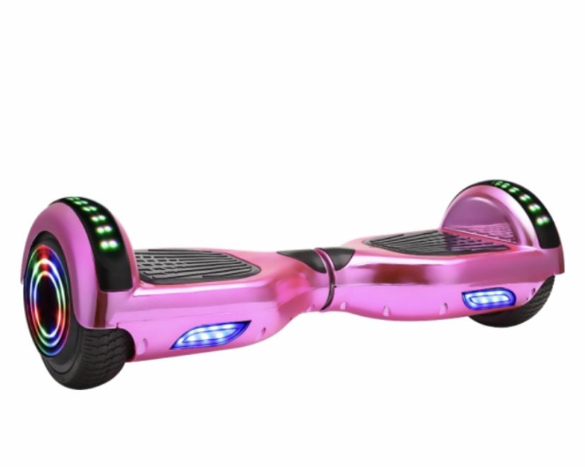 NEW PINK BLUETOOTH HOVERBOARD LEDS MUSIC LIGHTS + CHARGER