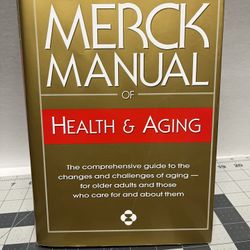 Merck Manual of health and aging hardcover book