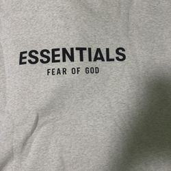 Grey Essentials Hoodie 