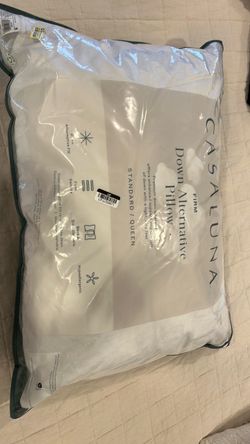 Casaluna Memory Foam & Down Alternative Firm Bed Pillow