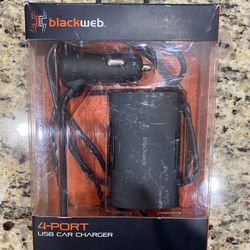 Blackweb 4 Port USB Car charger
