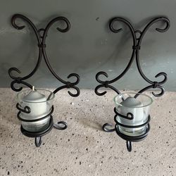 Wall Candle Holder Comes With Candles