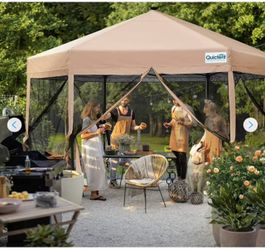 13' x 13' Hexagonal Pop up Canopy