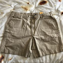 Relaxed Fit 8IN Canvas Shorts