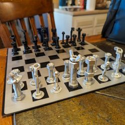 Hand Made Metal Chess Set